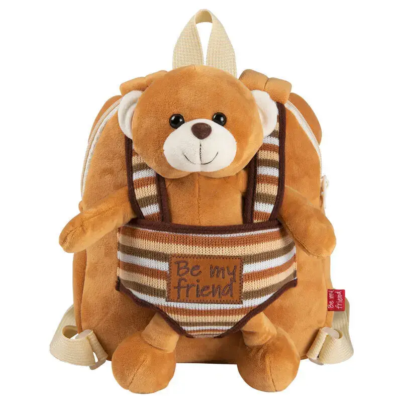 Perletti Zaino con peluche Marron