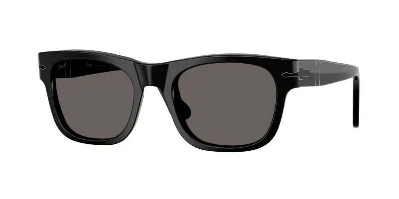 Persol Unisex PO3269S B95/B1 Occhiali da sole Acetato Nero Grigio Squadrata Normale