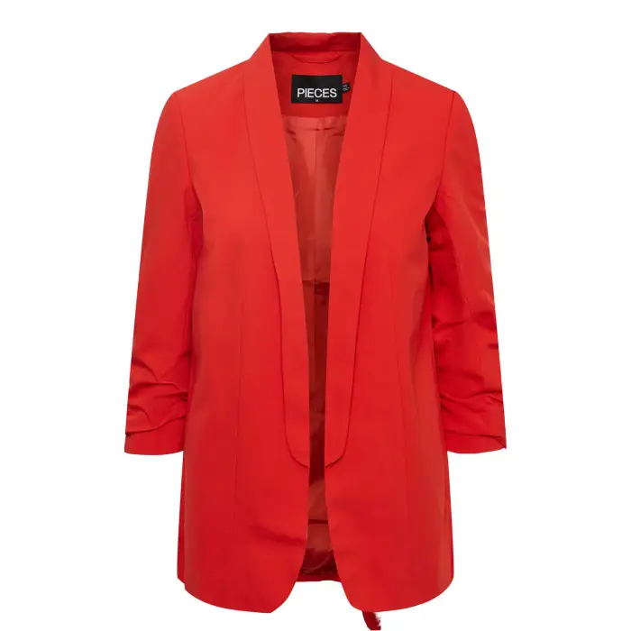 Blazer 3/4 da donna Pieces Boss Rouge