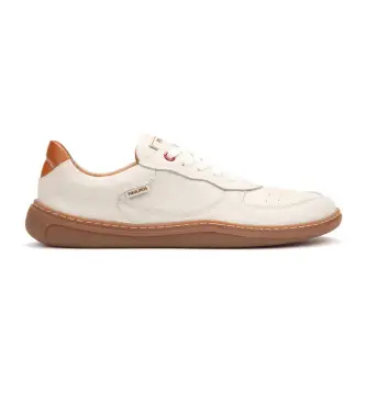 unisex U9F-6363C1 Sneakers Aranjuez in pelle color bianco sporco (46), Basso, Stringhe, Casual
