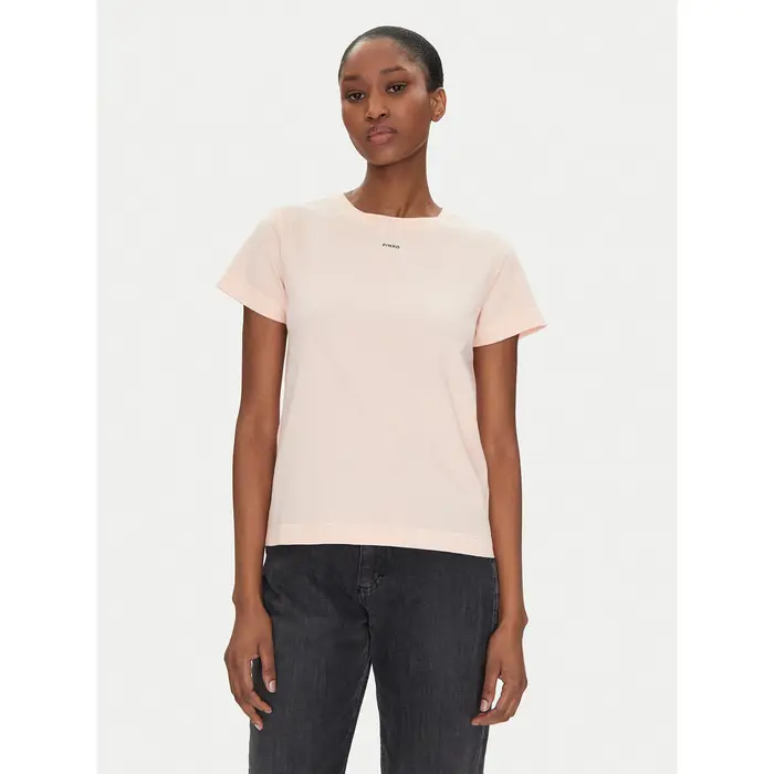 PINKO T-shirt 100373 A228 Rosa Regular Fit