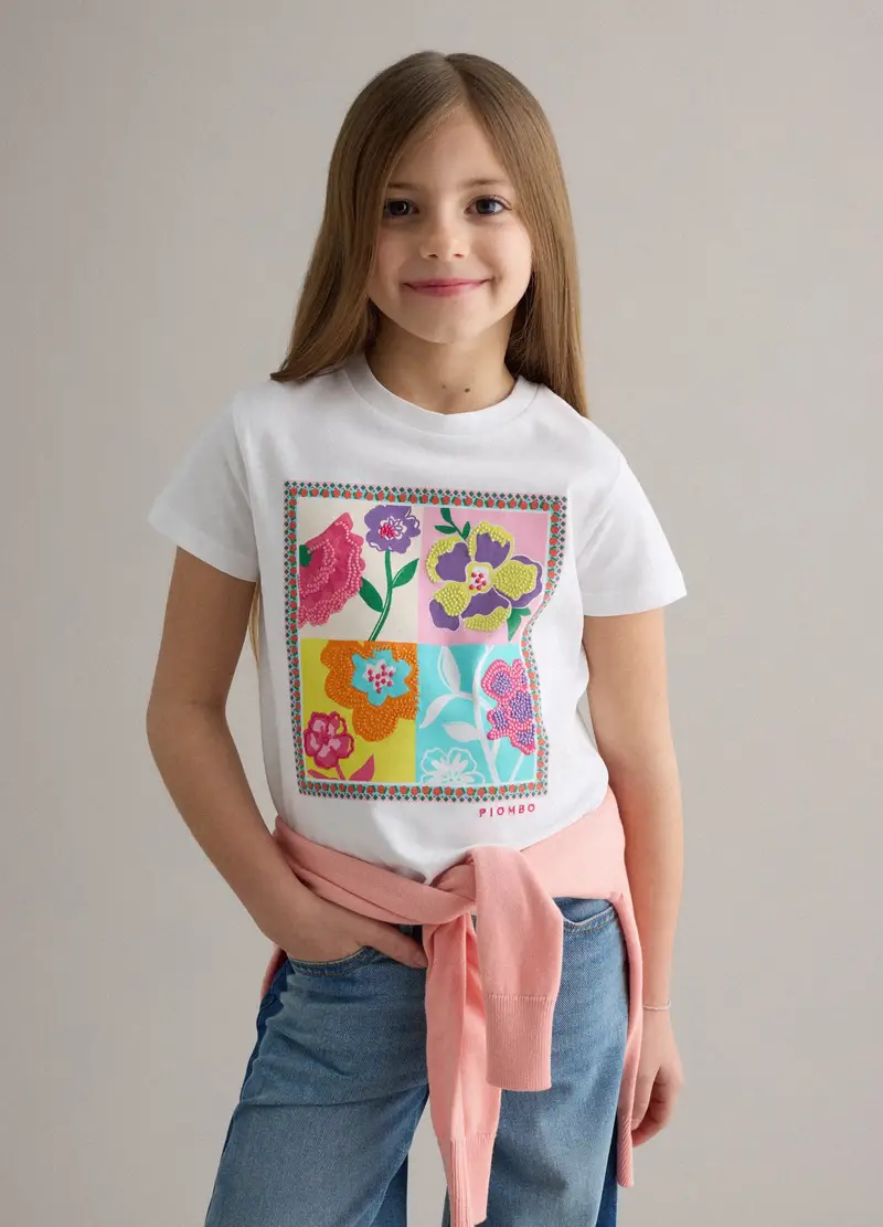 PIOMBO KIDS T-shirt Bambina Bianco 4330561