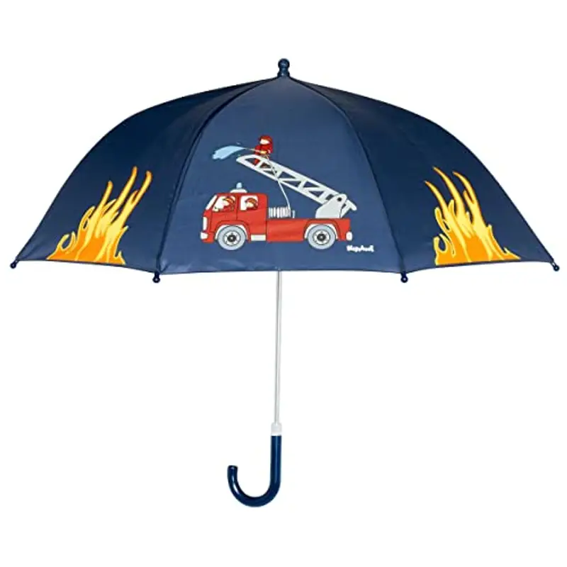 Playshoes Ombrello Per Bambini, Unisex - Bambini e ragazzi, Vigili Del Fuoco, original