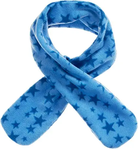 Playshoes Sciarpa In Pile, Sciarpa invernale Unisex - Bambini e ragazzi, Stelle Blu
