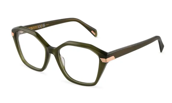 Police Donna VPLU01 AURA 5 073M Montature da vista Acetato Geometrica