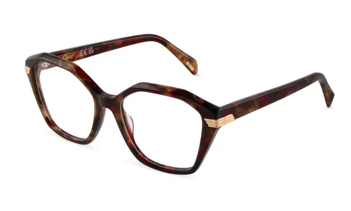 Police Donna VPLU01 AURA 5 09A7 Montature da vista Acetato Geometrica