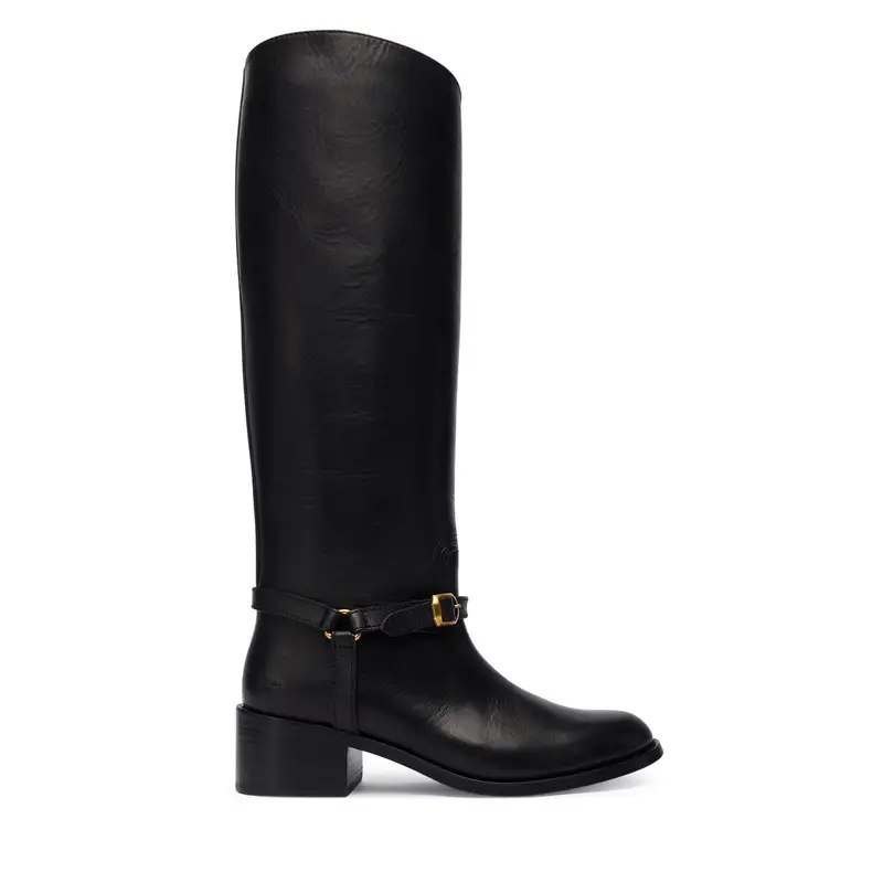 Polo Ralph Lauren Stivali al ginocchio Nero 3030738