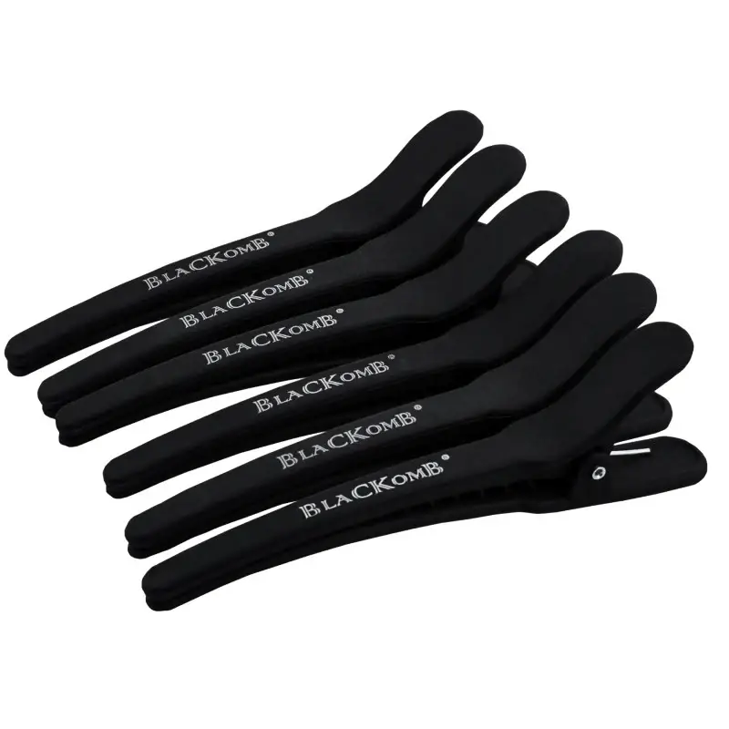 Ponik`s Fermagli per capelli Blackomb Carbon da 11 cm, confezione da 6 pezzi