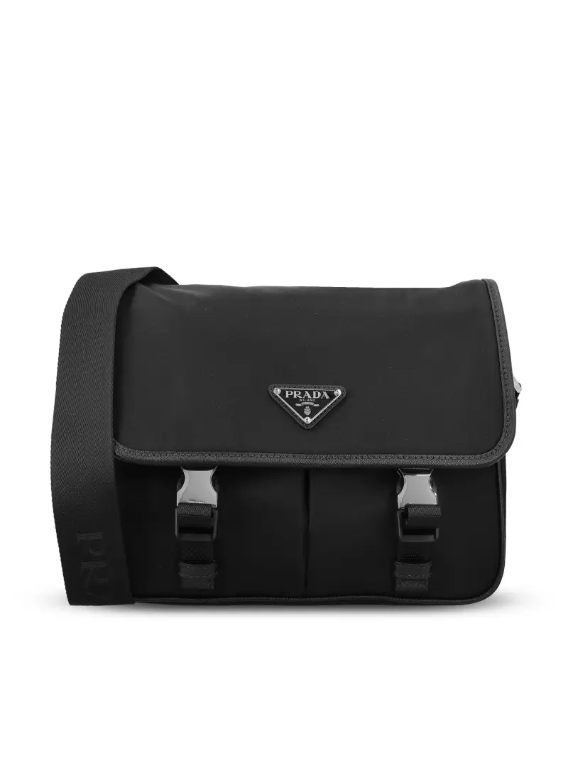 PRADA Borsa A Spalla In Re-Nylon NERO