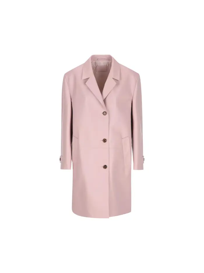PRADA Cappotto In Nappa ROSA