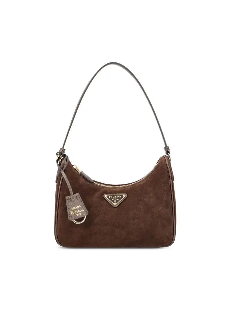 PRADA Mini Borsa Re-Edition 2005 MARRONE