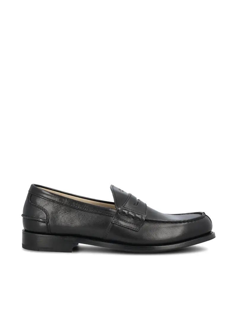 PRADA Mocassini In Pelle NERO