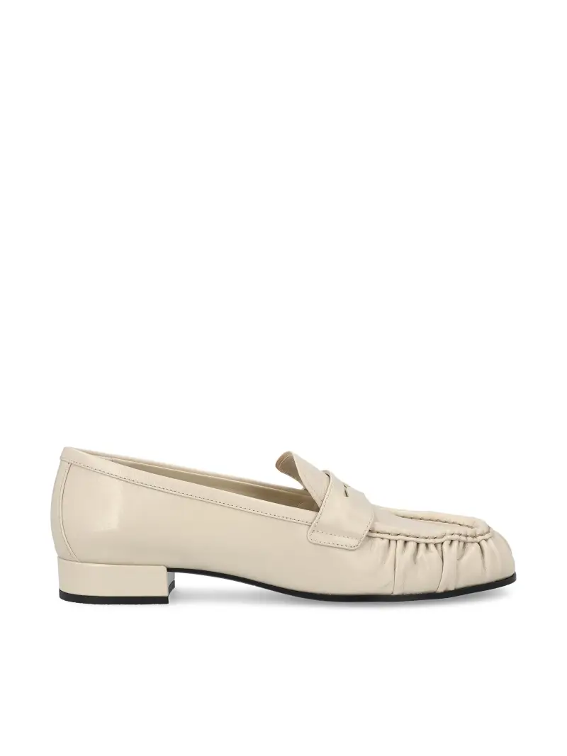 PRADA Mocassini In Pelle Scamosciata BEIGE
