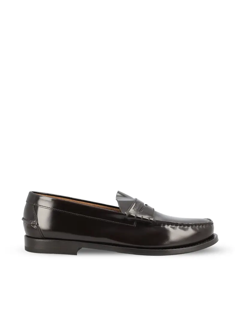 PRADA Mocassini In Pelle Spazzolata MARRONE