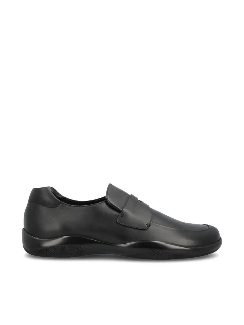PRADA Mocassini Toblach In Pelle NERO