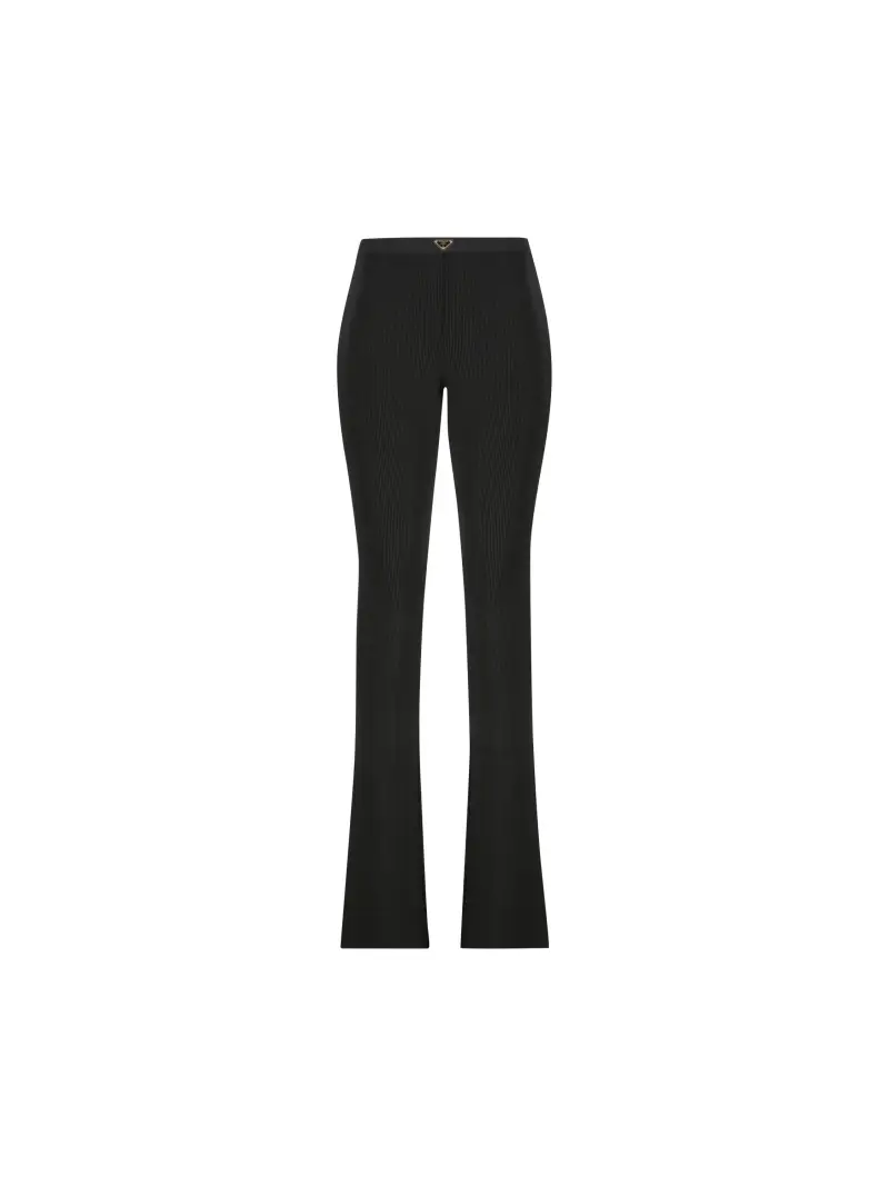 PRADA Pantalone A Costine NERO