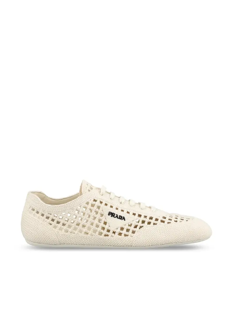 PRADA Sneakers In Tessuto BIANCO