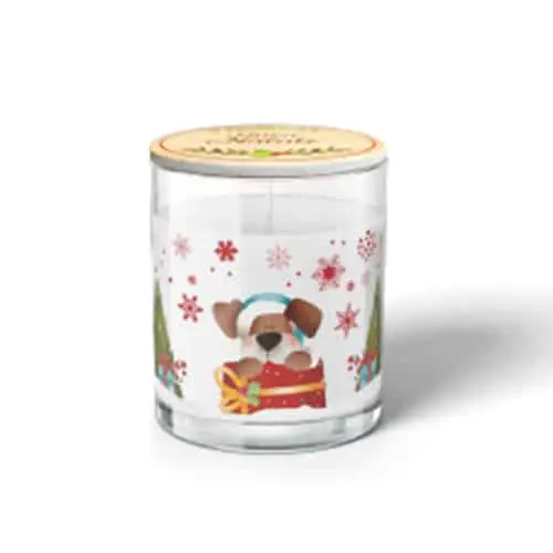 Profumi San Marino Candela Natale Cane - Gelsomino