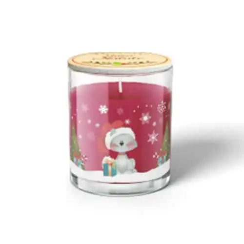 Profumi San Marino Candela Natale Gatto - Frutti di bosco