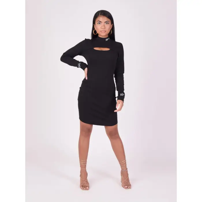 Abito da donna con apertura sul petto Project X Paris Noir