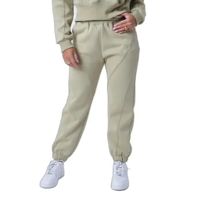 Pantaloni da jogging con cuciture donna Project X Paris Vert