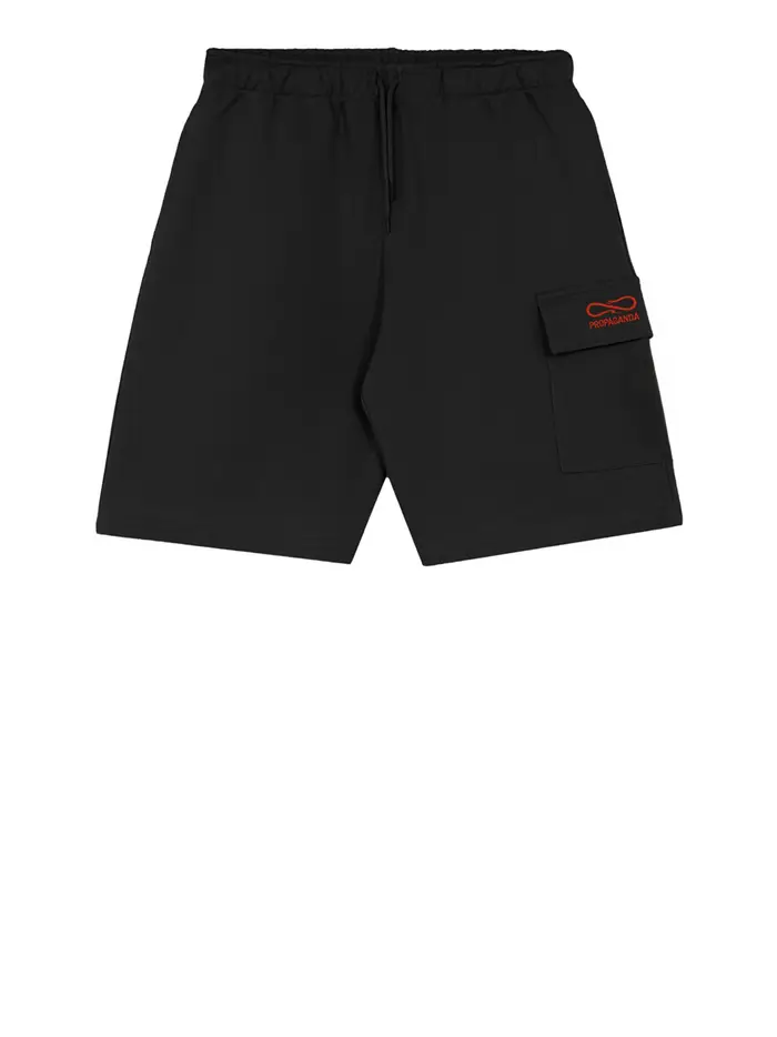 bermuda casual propaganda da uomo - nero