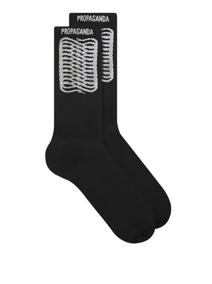 calzini propaganda da uomo - nero