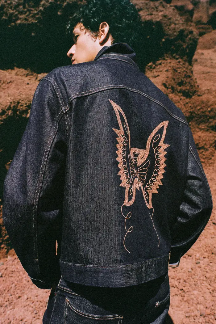 Pull&Bear Giacca Di Jeans Monserrat Messeguer Blu marino