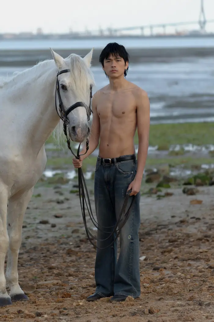 Pull&Bear Jeans A Campana Camarón De La Isla Azzurro medio