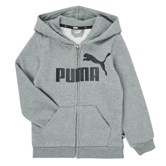 Felpe con cappuccio Puma ESSENTIAL BIG LOGO FZ HOODIE Grigio