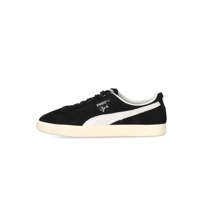 Scarpa Bassa Uomo Clyde Hairy Suede Black/frosted Ivory