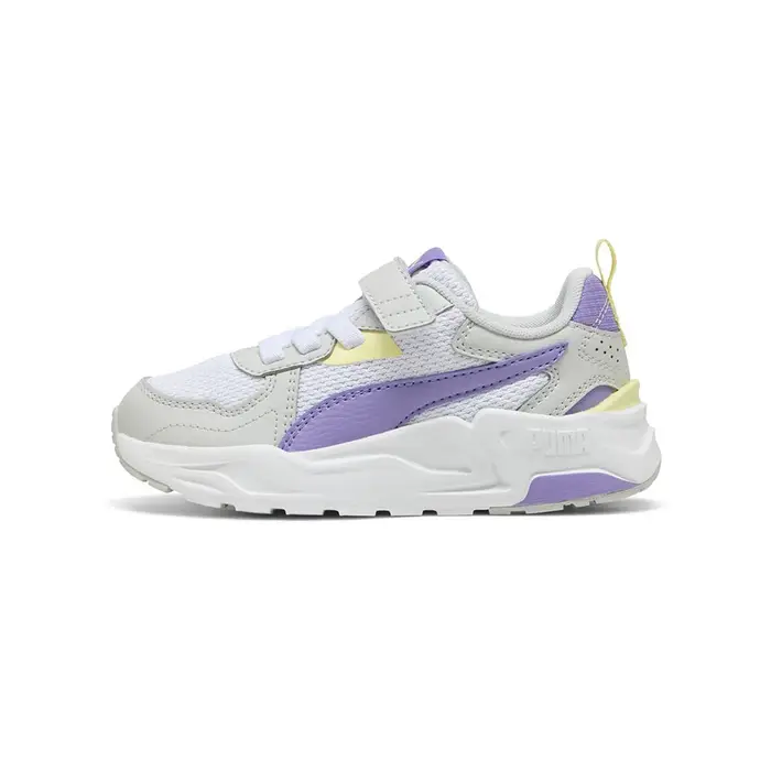 Puma Trinity Lite Ps Ac Bianco Viola - Scarpe Da Ginnastica Bambina EUR / UK 1 5
