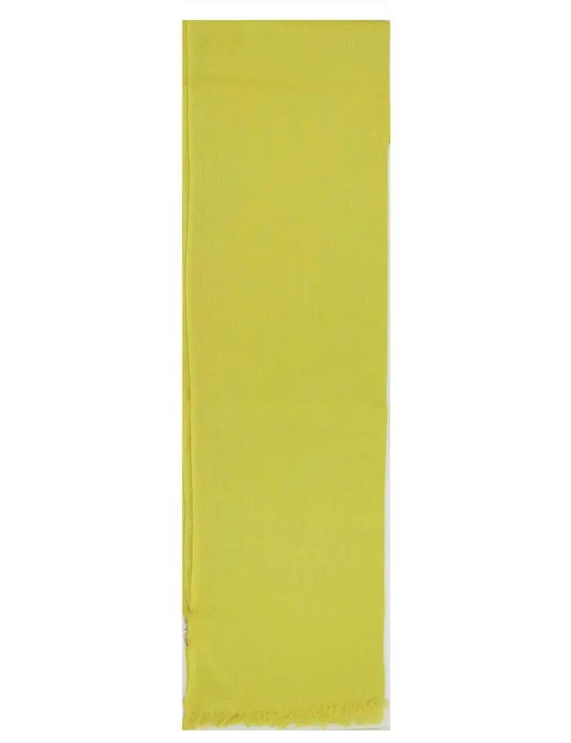 Pyaar Tramonto stole in cotone giallo spigato Donna 60260057 0022