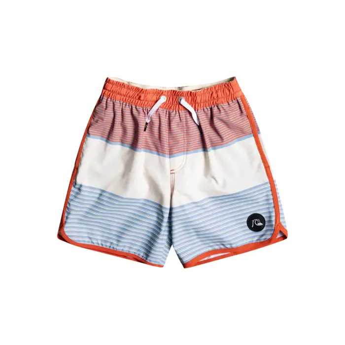 Pantaloncini da bagno per bambini Quiksilver Ocean Scallop Str Orange