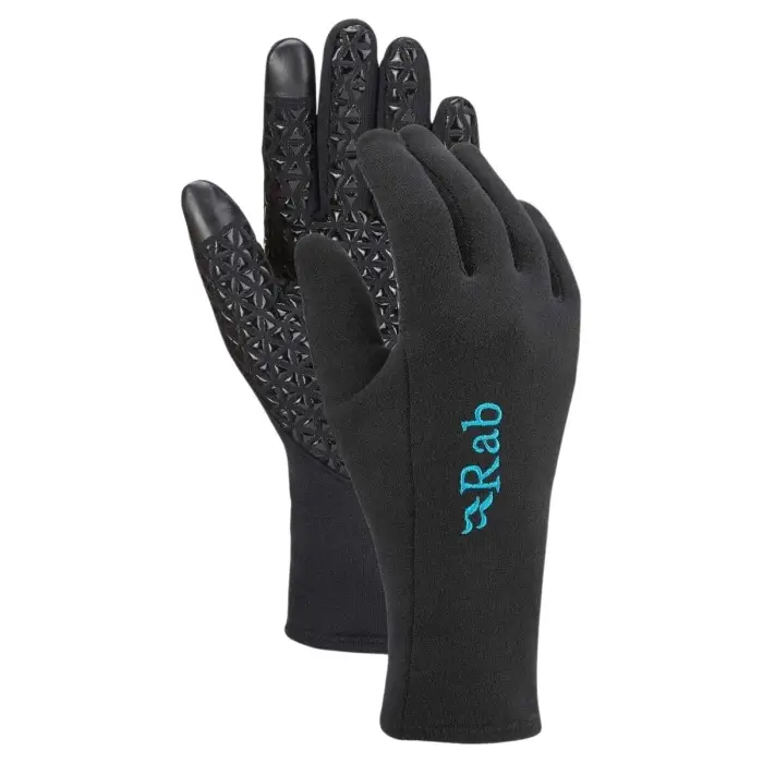 Guanti da donna Rab Power Stretch Noir
