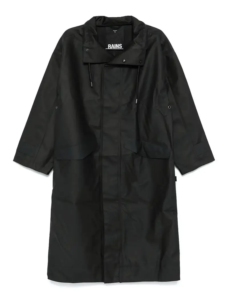Rains Giacca Vision piÃ¹ lunga Nero
