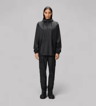 Rains unisex 18010 Giacca nera a coda di pesce, Nero, Casual, Poliestere