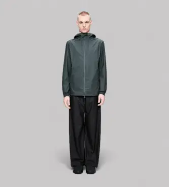 Rains unisex 18370 Giacca Storm Breaker grigio scuro, Casual, Poliestere