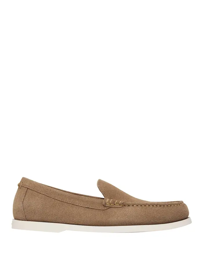 mocassini ralph lauren merton da uomo - marrone