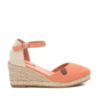 Refresh per donna 17188207-CORAL Espadrillas 171882 corallo, 5 a 8cm, Camoscio, Fibbia, Casual
