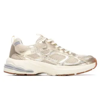 per donna 17502101-ORO Sneakers dorate 175021 (40), Basso, Stringhe, Casual