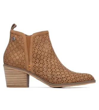 Refresh per donna 17515206-CAMEL Stivali 175152 marrone, 3 a 5cm, Cerniera, Casual