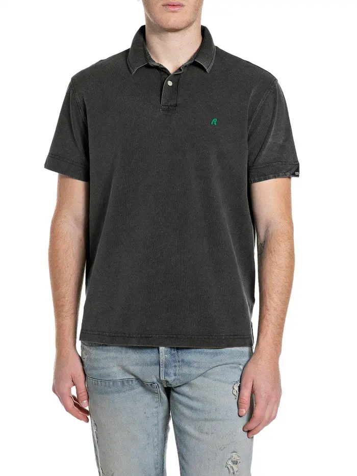 polo replay da uomo - nero