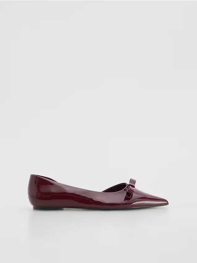 Reserved Ballerine con fiocchi - maroon
