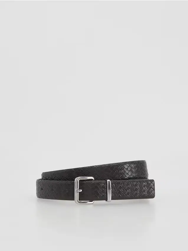 Cintura in ecopelle - marrone scuro