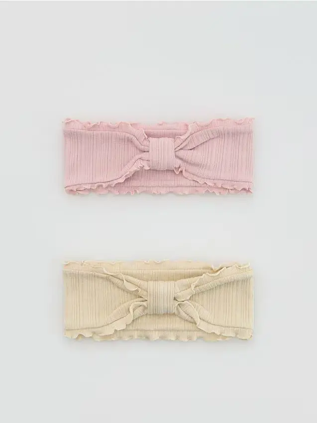 Reserved Confezione da 2 fasce per capelli in cotone - multicolore