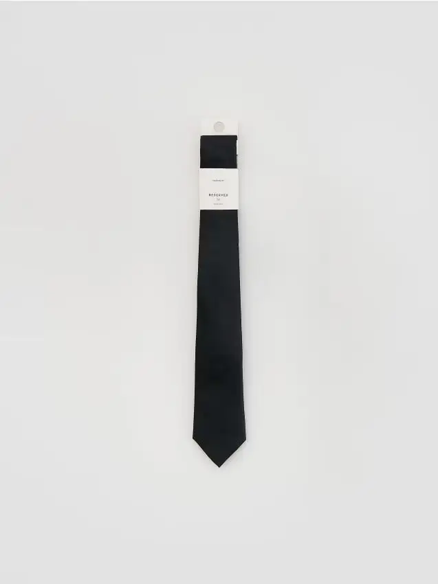 Silk necktie - nero