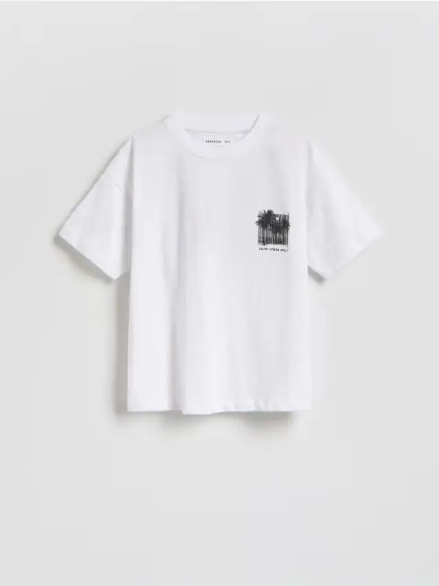 T-shirt con stampa - bianco