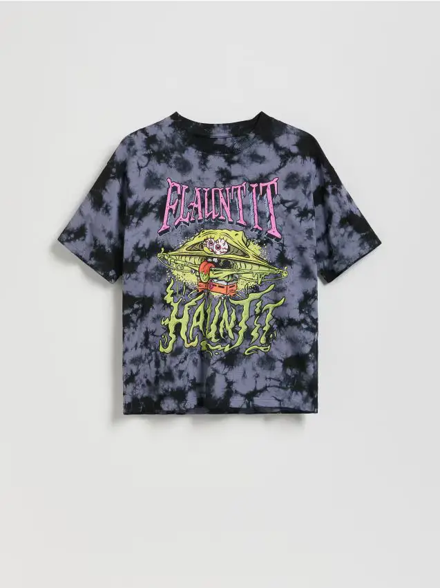 T-shirt SpongeBob - blu scuro