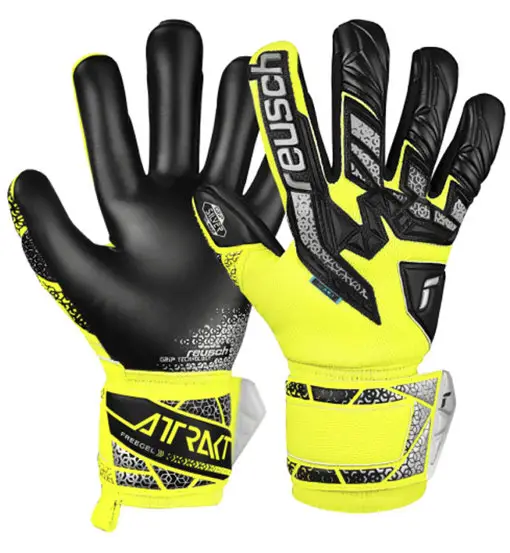 Reusch Attrakt Freegel Silver - guanti da portiere Yellow